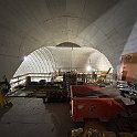 Construction du niveau intermédiaire au bout de la caverne sud.